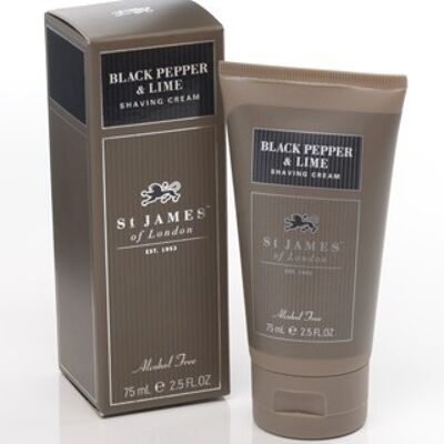Black Pepper & Lime Shave Cream Travel