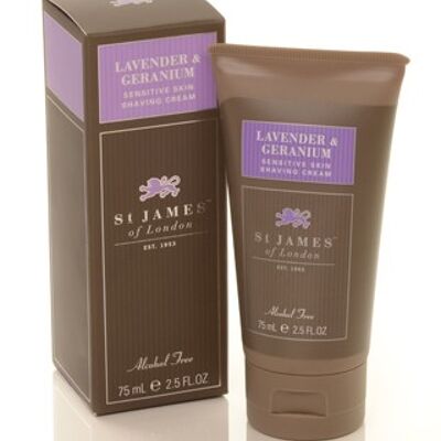 Lavender & Geranium Shave Cream Travel