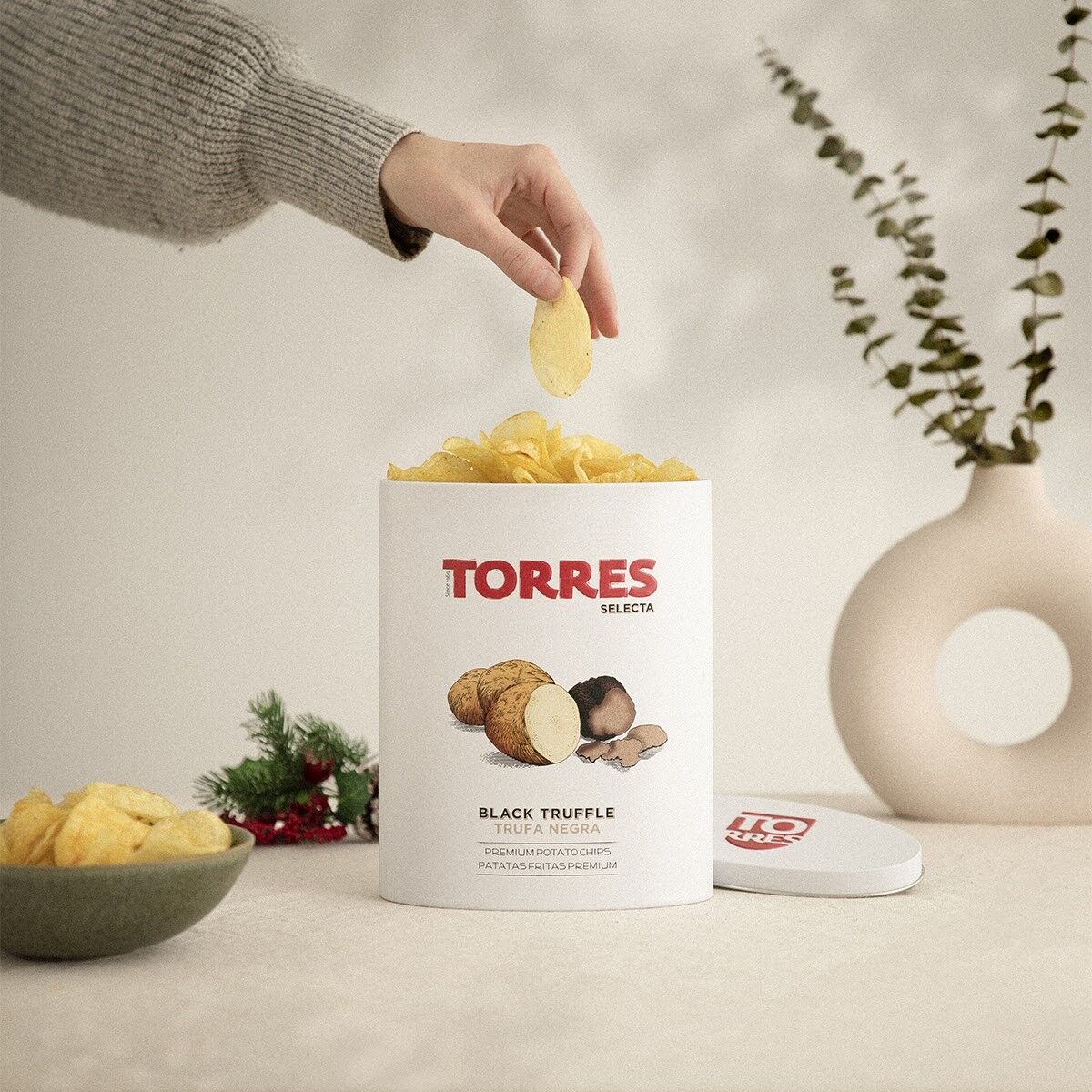 Selecta Patatine al Tartufo Nero in Scatola - 40 gr