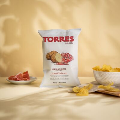 Selecta Iberian Ham Flavor Potato Chips - 50 gr