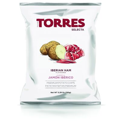 Patatine al gusto di prosciutto iberico Selecta - 150 gr