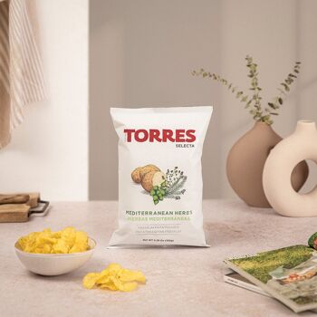 Selecta Chips de Pommes de Terre Herbes Méditerranéennes - 150 gr 1