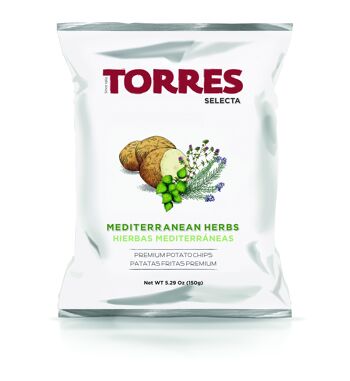 Selecta Chips de Pommes de Terre Herbes Méditerranéennes - 150 gr 2