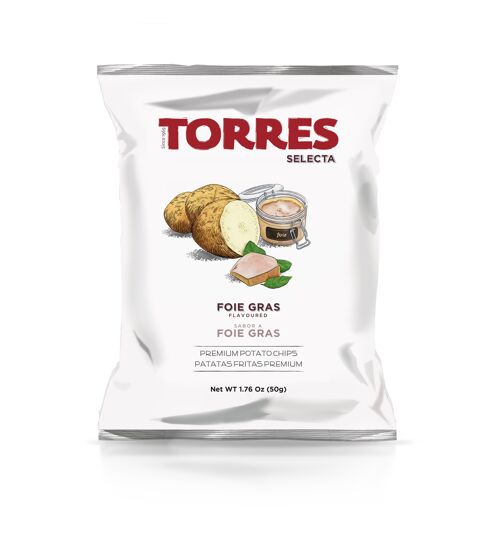 Patatas Fritas Selecta Sabor Foie Gras - 50 gr