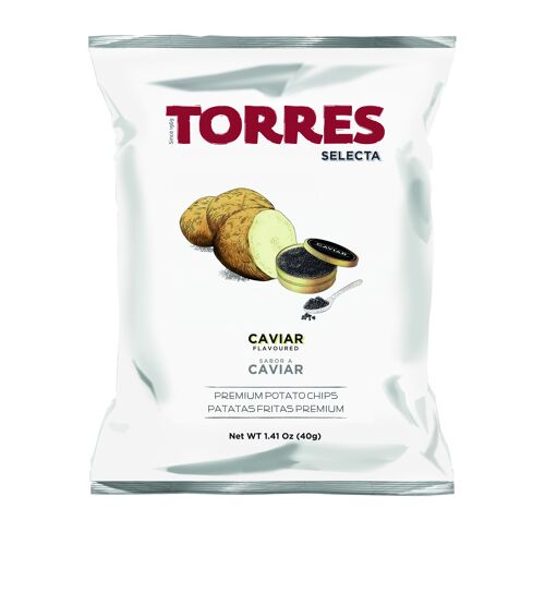 Patatas Fritas Selecta Sabor Caviar - 40 gr