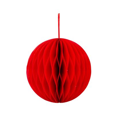 Red Honeycomb Party Decoration - Large