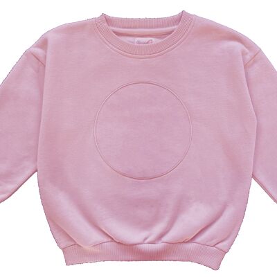 Sudadera creativa rosa chamallow