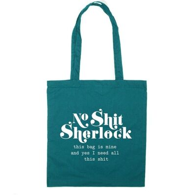 Bag No shit Sherlock  emerald