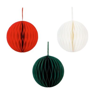 Small Honeycomb Christmas Decorations Bundle