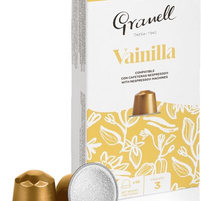 Café Aromas - Espresso Vainilla | Capsulas Compatibles Nespresso Aluminio