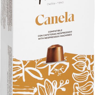 Café Aromas - Espresso Canela | Capsulas Compatibles Nespresso Aluminio