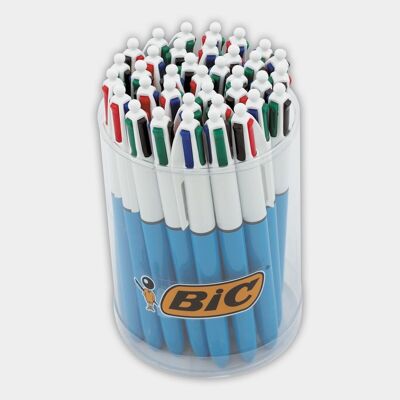 Tubo of 36 BIC 4 Colors Original ballpoint pens