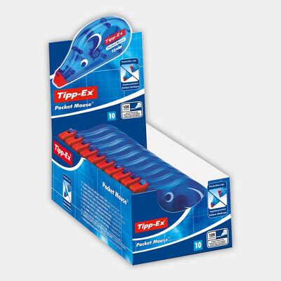 Box of 10 Tipp-Ex Pocket Mouse correction tapes