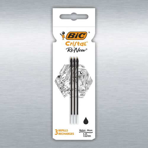 Wholesale BIC Cristal Original Black Pens 4 Pack - Homeware Essentials