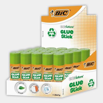 Schachtel mit 20 Tuben BIC ECOlutions-Kleber