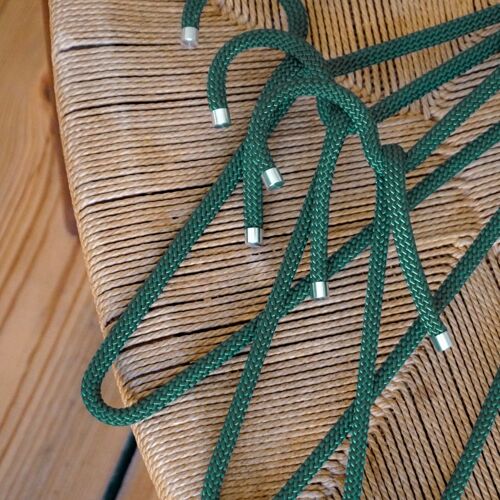 Rope Hangers | Kleiderbügel aus Seil | 3er Set - Tannengrün