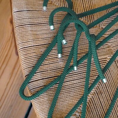 Colgadores de cuerda | Colgador de cuerda | Conjunto de 3 - abeto verde
