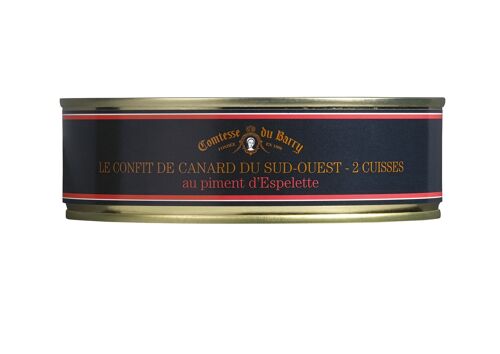 Confit de cuisses de canard au piment d'Espelette 775g