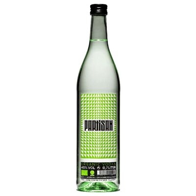 Vodka orgánico verde partidista