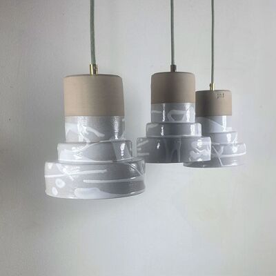 Lampe Lanikai Beach Blanc Glaze