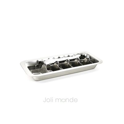 100% STAINLESS STEEL Ice Cube Tray