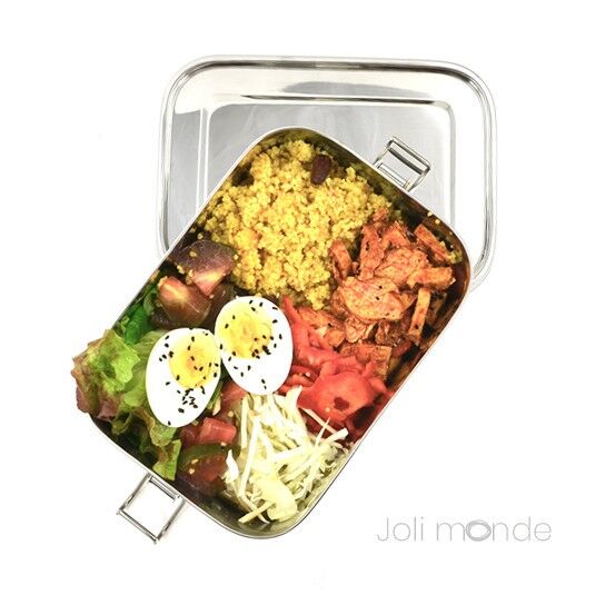 Scatola da asporto in acciaio inossidabile - The Waterproof Rectangle - 1600ml