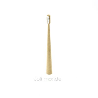 Bamboo toothbrush - CONICOLOR - Clear
