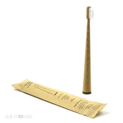 Bamboo toothbrush - CONICOLOR - Khaki