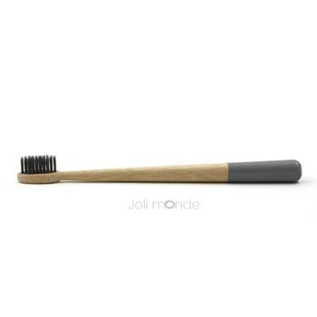 Brosse à dents bambou - RONDOCOLOR - Gris Gris 3