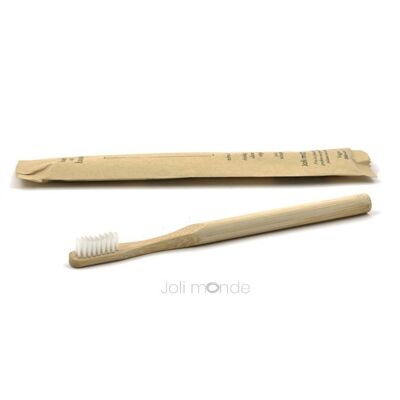 Bamboo toothbrush - WAVE - Soft bristles