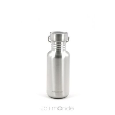 100% stainless steel water bottle 600 ml - La GLOUP