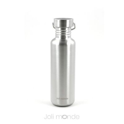 100% stainless steel water bottle 800 ml - La GLOUP