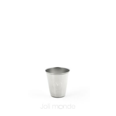 Mini vaso de acero inoxidable 75 ml - JOLI COEUR