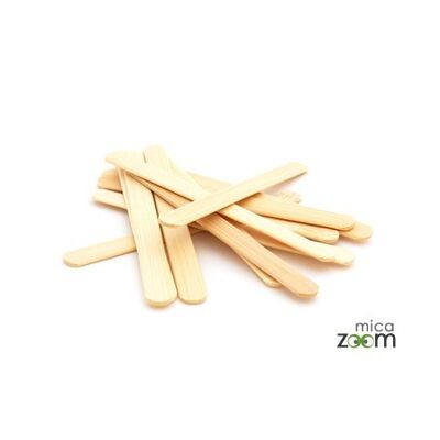 Juego de 30 palitos de paleta de bambú reutilizables
