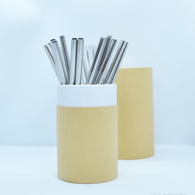 Stainless steel straws sold in bulk - Smoothies model