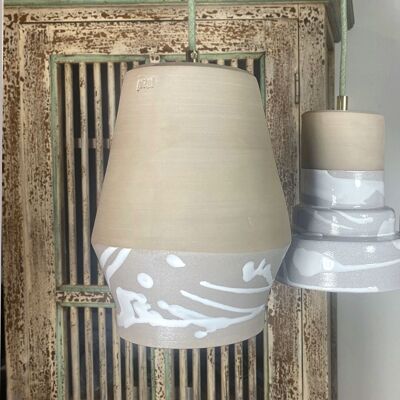 Lampe Makua Beach White Glaze