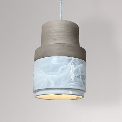 Lamp Banzai  Beach White Glaze