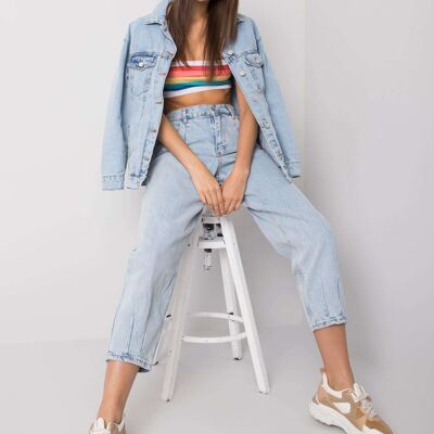 Hellblaue Vintage Denim Jeans