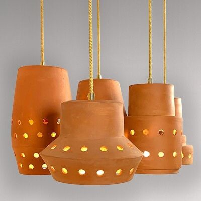 Lampe Waikiki Beach Terre Cuite Ouverte