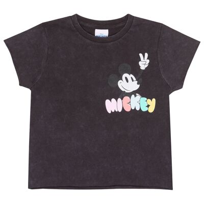 Disney Love Always Wins Kurz geschnittenes T-Shirt für Mädchen – 7–8 Jahre