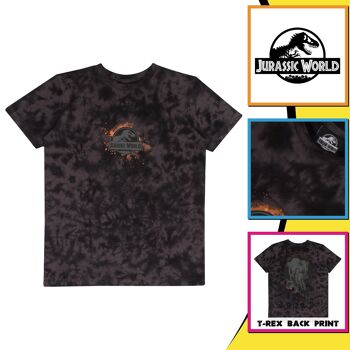 T-shirt enfant Jurassic World T-Rex Attack - 5-6 ans 3