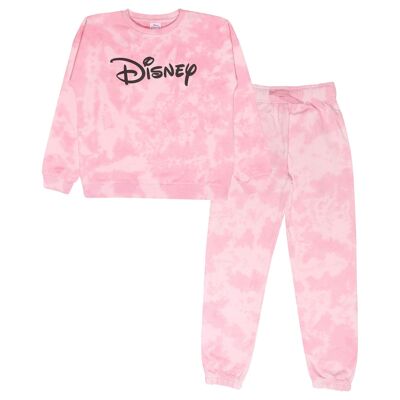 Ensemble sweat et jogging Disney Dusty Pink Tie Dye pour fille