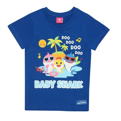 T-shirt Baby Shark Family Shades per bambina