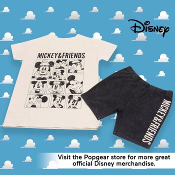 Ensemble short et t-shirt fille Disney Mickey et ses amis - 12-13 ans 5