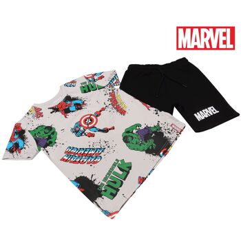 Marvel Comics Paint Splattered Superheroes Ensemble short et t-shirt pour enfant 4