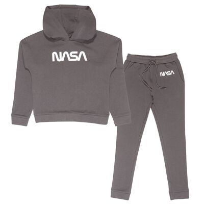 Conjunto de sudadera con capucha y pantalones de chándal de la NASA Conjunto de sudadera con capucha y pantalones de chándal para niños - 12-13 años