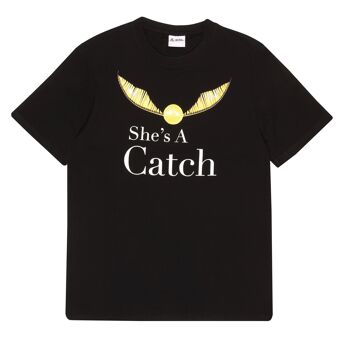 Harry Potter Best Catch T-shirt coupe petit ami pour femme 1