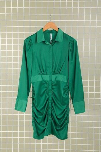 Robe Anthea Vert Bouteille