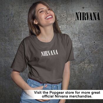 Nirvana Daisies Smiley Face T-Shirt Coupe Boyfriend Femme - XXL 5