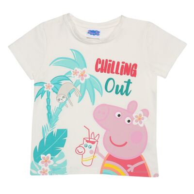 Peppa Pig Chilling Out Girls T-Shirt